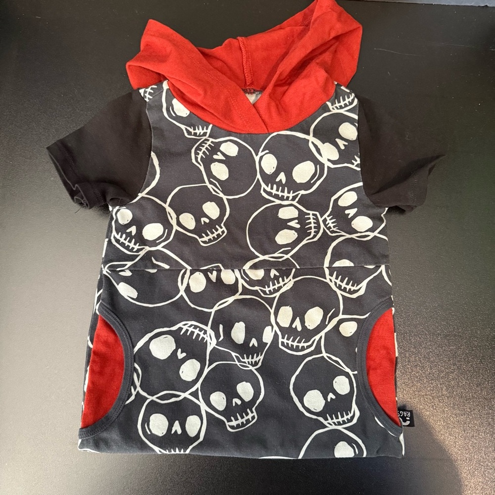 RAGS Romper Skull Print